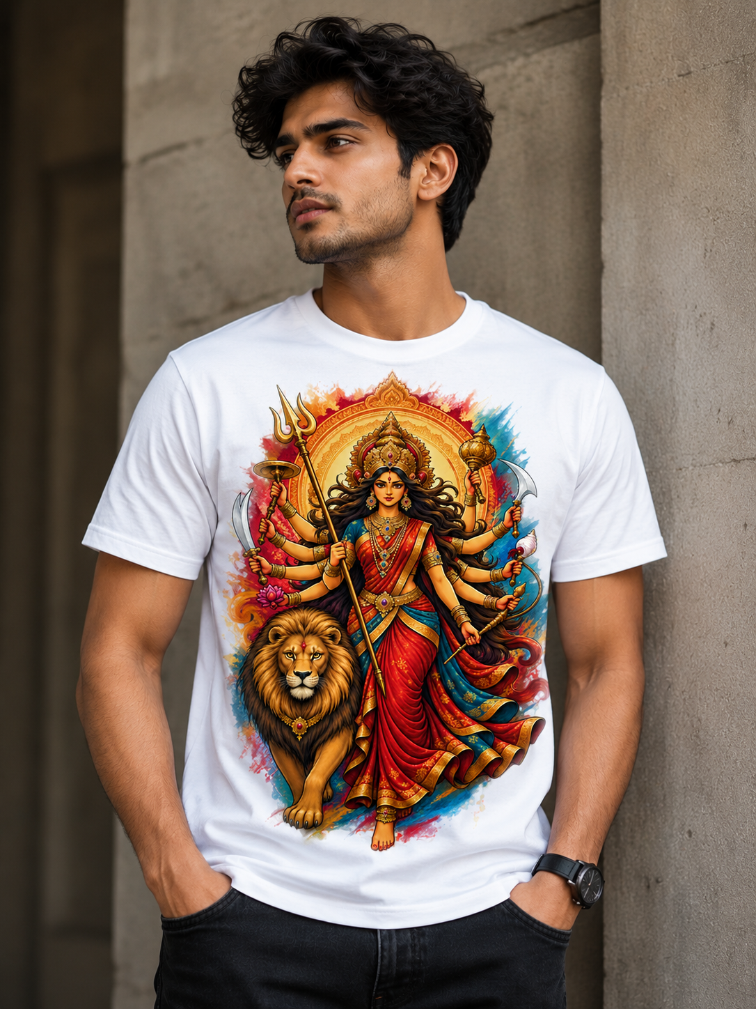 Maa Durga Crew T-Shirt