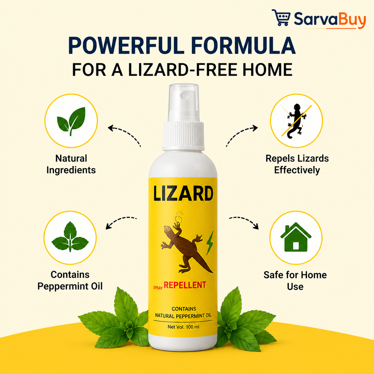 Lizard Repellent Spray  100ml ( 1 Pc )